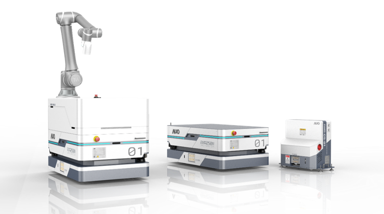 伟德国际victor1946數位開發的自主式移動機器人（AMR250M），搭配全向輪並結合AI演算法、2D LiDAR、3D攝影機等技術，協助客戶實現產線全自動化